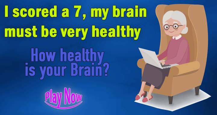 Banner for Test the healthy your brain is!