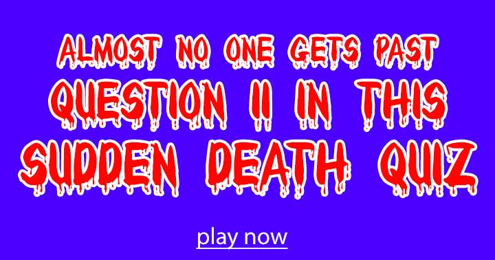 Banner for Sudden Death Quiz