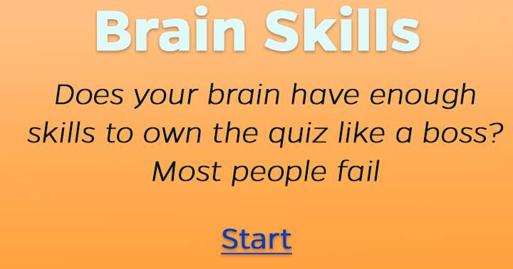 Banner for Test your brain skills now