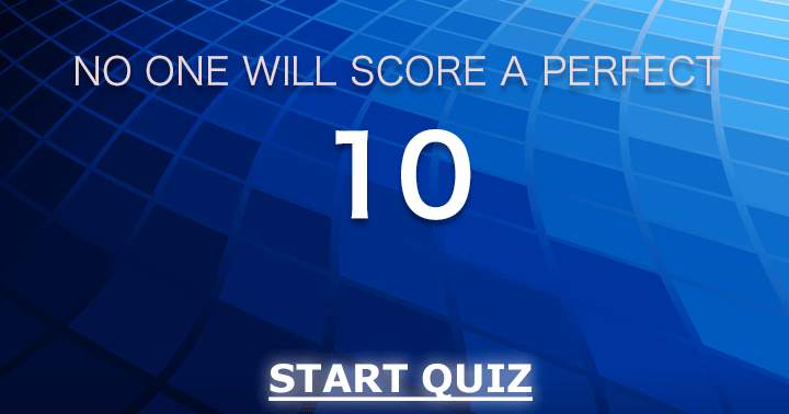 Banner for No one will score a perfect 10