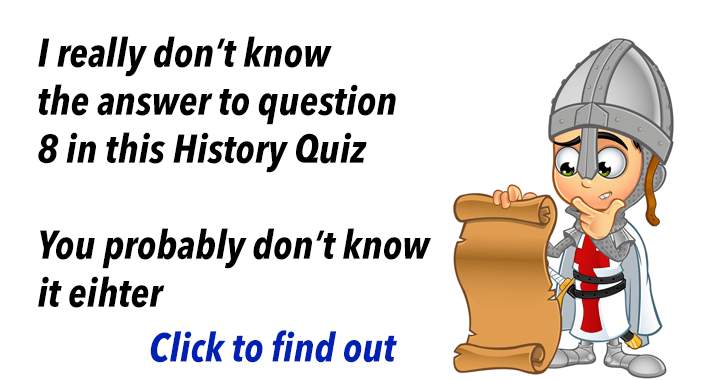 Banner for Really hard history quiz