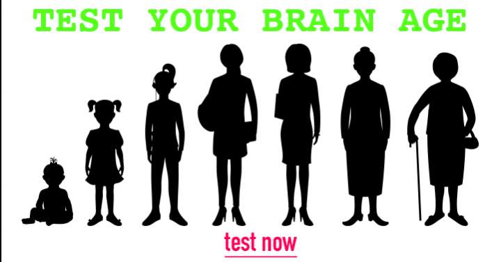 Banner for Test your brains age