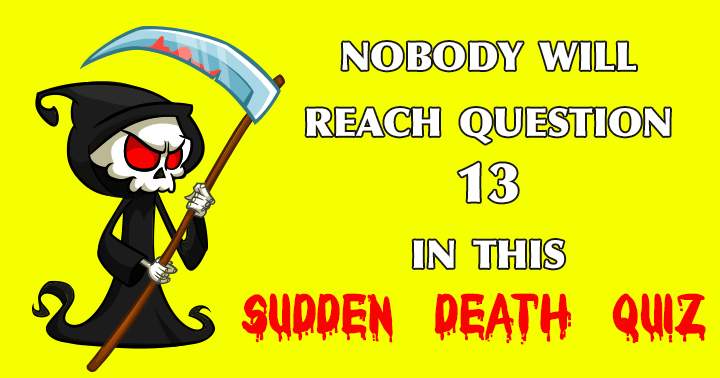 Banner for Sudden Death Quiz