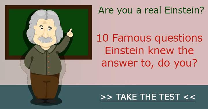 Banner for Are you as smart as Einstein?