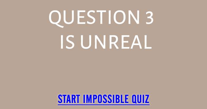 Banner for Start impossible quiz