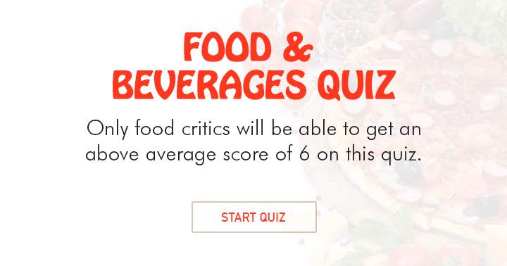 Banner for Only food critics will be able to get an above average score of 6