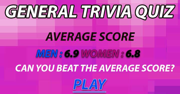 Banner for Can you beat the average score?