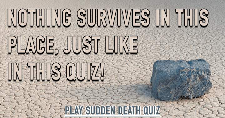 Banner for Sudden Death Quiz