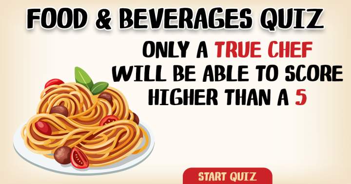 Banner for Food & Beverages Quiz