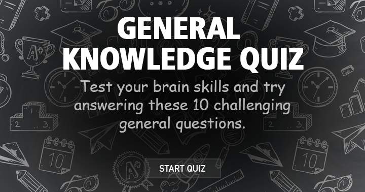 Banner for Test your brain skills with this fun but challenging general knowledge quiz.