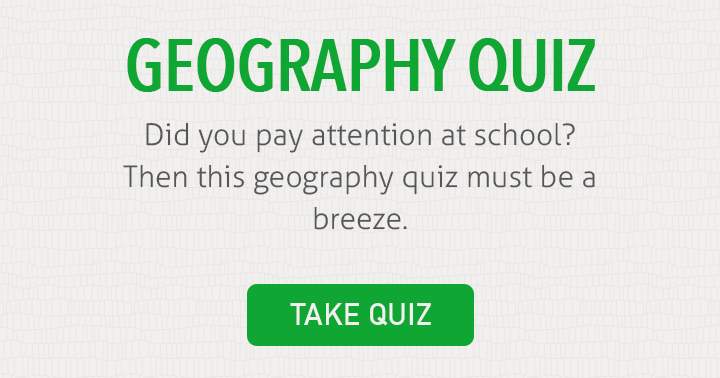 Banner for Are you good at geography? Then show us what you got!