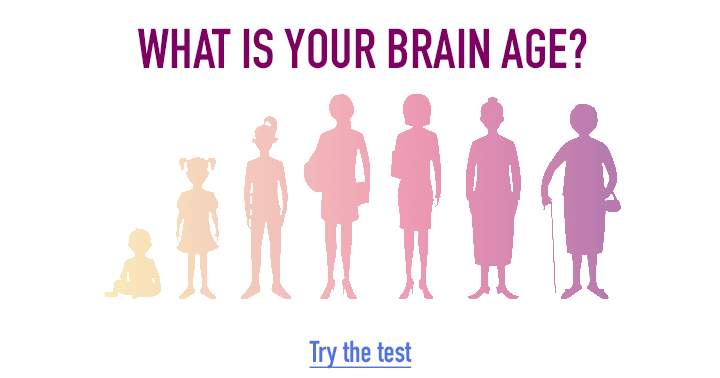 Banner for Test your Brain age