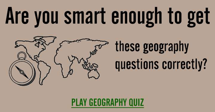 Banner for Challenging geography quiz