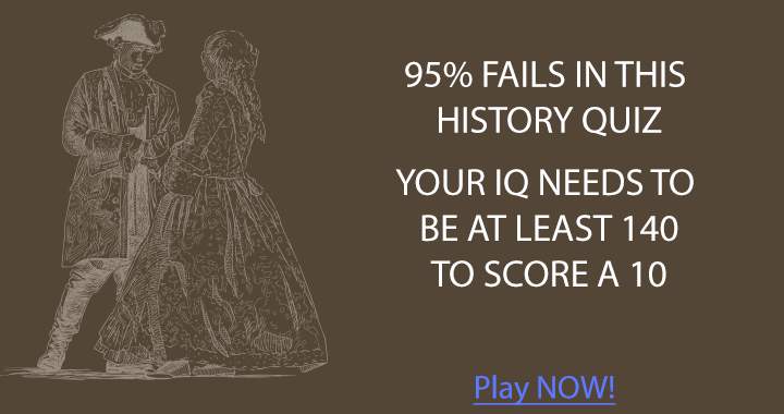 Banner for 95% fails in this History Quiz