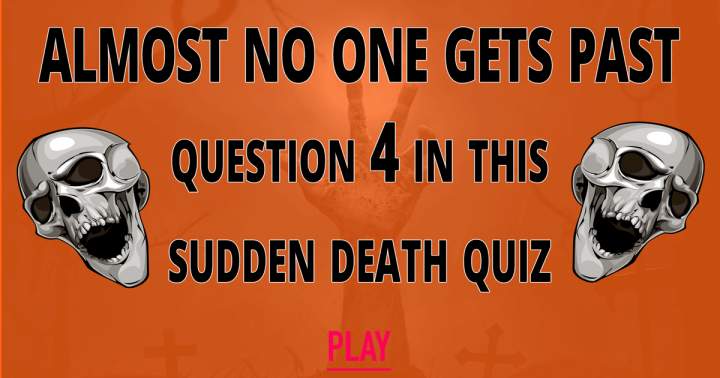 Banner for Sudden Death Quiz