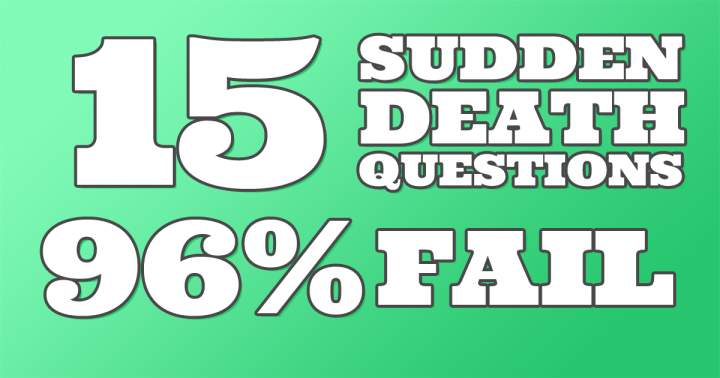 Banner for 96% fail this Sudden Death