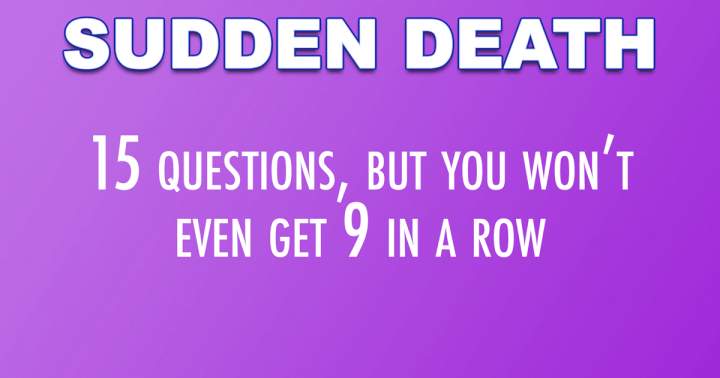 Banner for Sudden Death Quiz