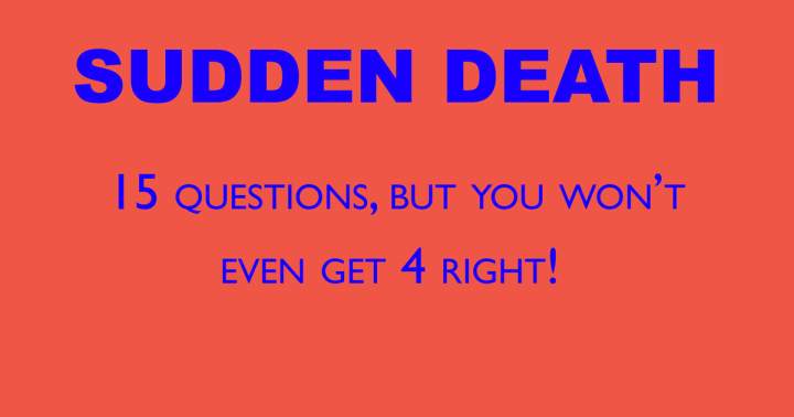 Banner for Sudden Death Quiz