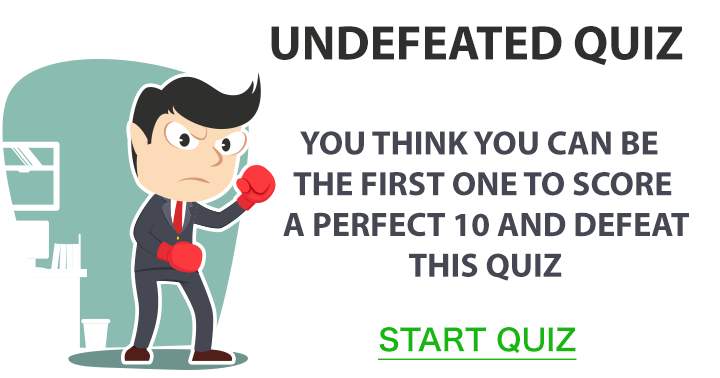 Banner for Undefeated Quiz