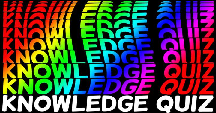 Banner for Knowledge Quiz