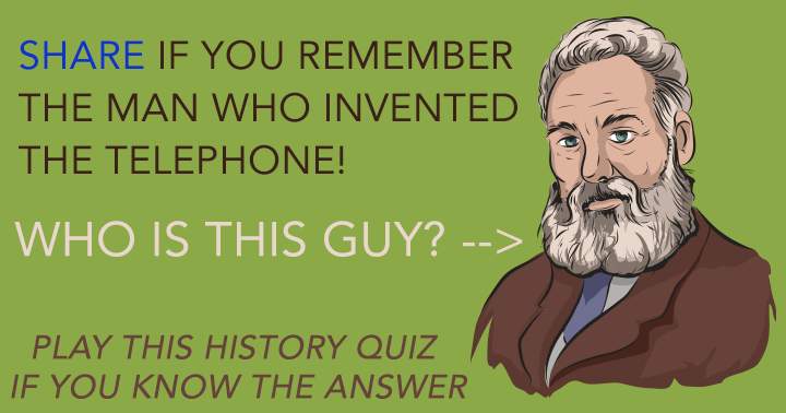 Banner for Share if you know who invented the Telephone! 