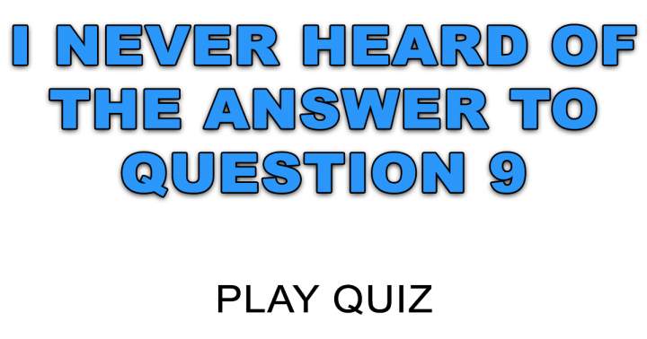 Banner for Play This Knowledge Quiz