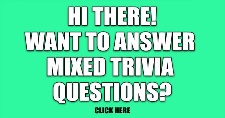 Banner for Mixed Trivia Questions