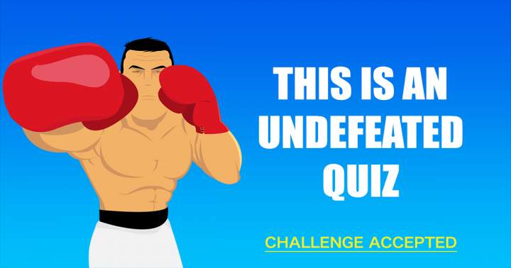 Banner for Undefeated Quiz