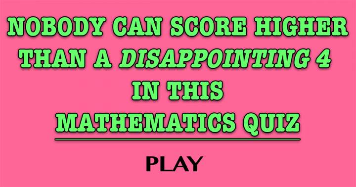 Banner for Mathematics Quiz