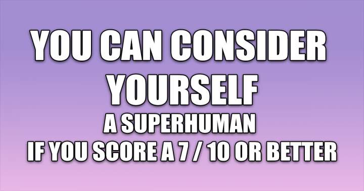 Banner for Are you a superhuman?