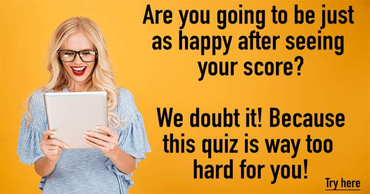 Banner for Hard Knowledge Quiz