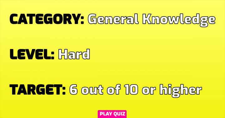 Banner for HARD General Knowledge Quiz