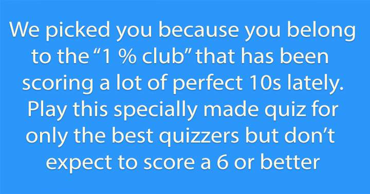 Banner for 1% Club Trivia Quiz