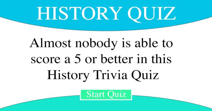 Banner for History Trivia Quiz