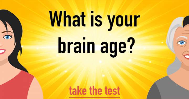 Banner for 10 Questions To Test The Age Of Your Brain