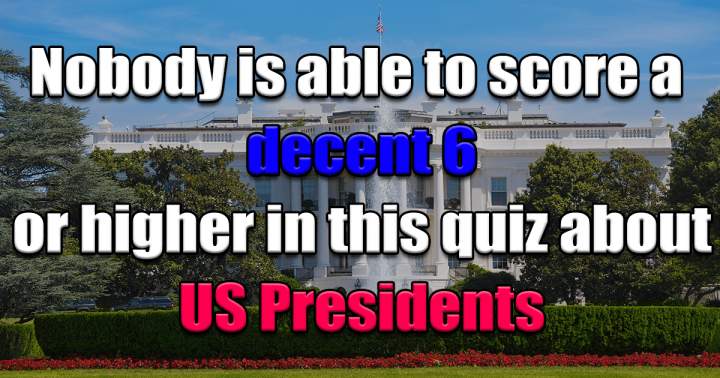 Banner for Quiz about US Presidents