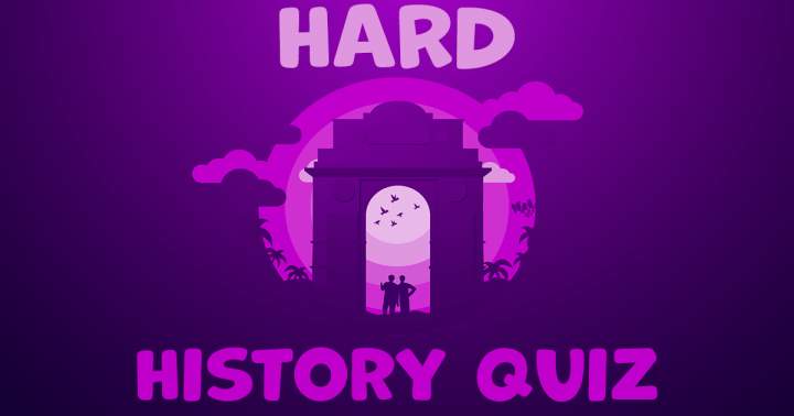 Banner for HARD History Quiz