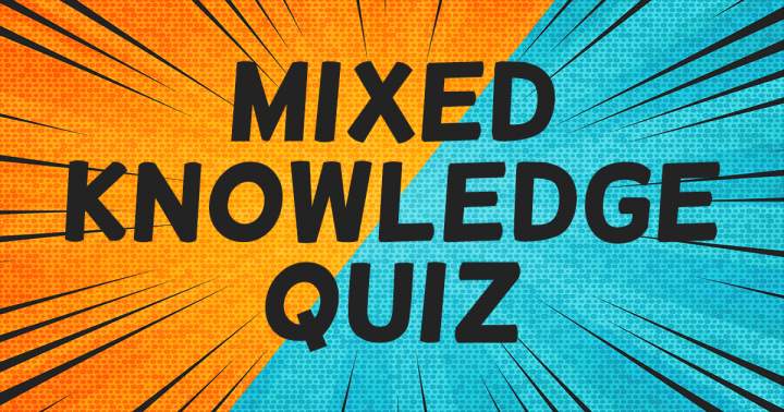 Banner for Mixed Knowledge Quiz