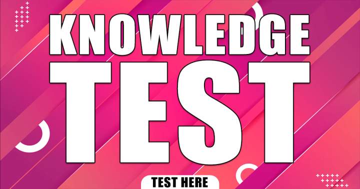 Banner for Knowledge Test