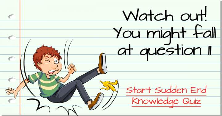 Banner for HARD Sudden End Knowledge Quiz