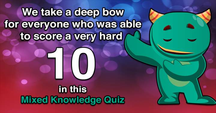 Banner for Mixed Knowledge Quiz