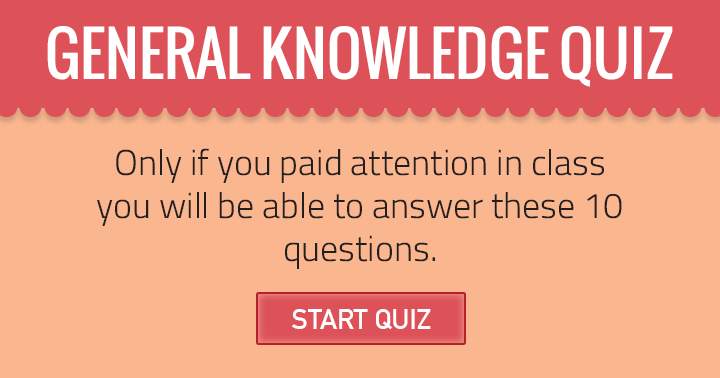 Banner for Everybody loves a general knowledge quiz. So here is another one!