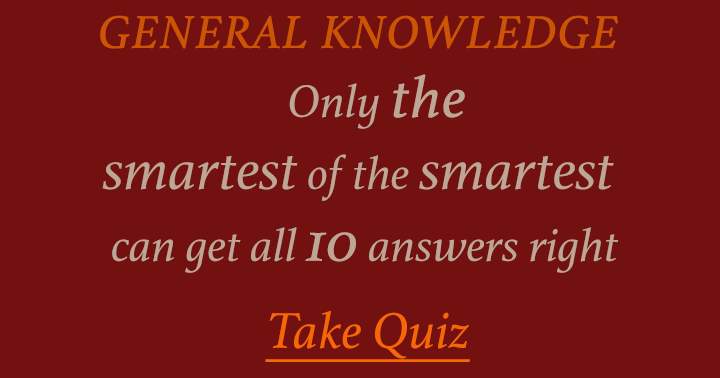 Banner for General Knowledge Quiz