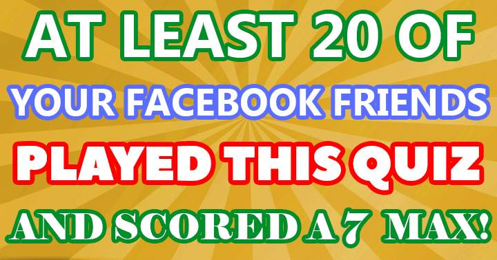 Banner for Try to beat your friends with this fun Facebook quiz