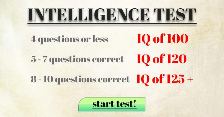 Banner for How well do you score in this IQ test?