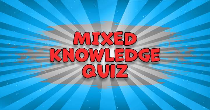 Banner for Mixed Knowledge Quiz