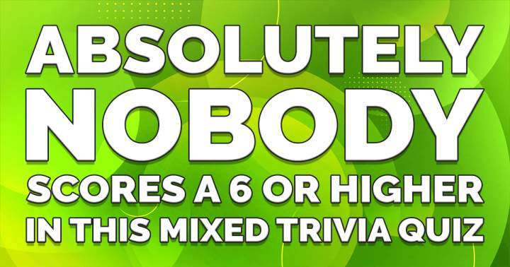 Banner for Mixed Trivia Quiz