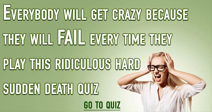 Banner for General Sudden Death Quiz