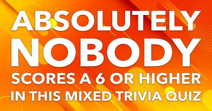 Banner for Mixed Trivia Quiz