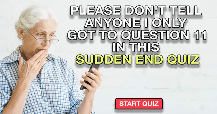 Banner for Mixed Sudden End Quiz